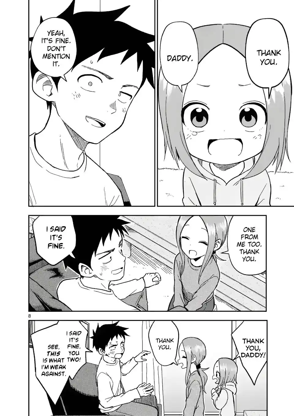 Karakai Jouzu no (Moto) Takagi-san Chapter 176 8